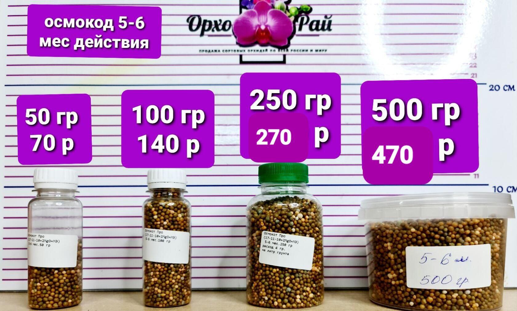 Осмокот Про (19-9-10+ТЕ) 5-6 мес